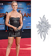 August 2019 Influencer Alisha Marie wearing Gabriel & Co to the Spider-man Far From Home premier!