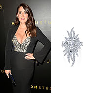 January 2020 Actress Angelique Cabral wearing Gabriel & Co while attending the Amazon Studios Golden Globes After Party