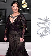 January 2020 Musician Ashley McBryde wearing Gabriel & Co while attending the 62nd Annual GRAMMY Awards!