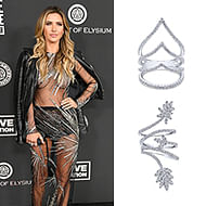 January 2020 MTV star Audrina Patridge wearing Gabriel & Co while attending The Art of Elysium’s 13th Annual Celebration
