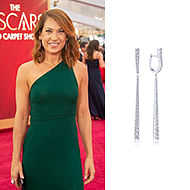 February 2020 Ginger Zee wore Gabriel & Co while attending the 92nd Annual Academy Awards!
