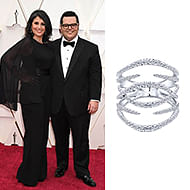 February 2020 Ida Darvish wore Gabriel & Co while attending the 92nd Annual Academy Awards!