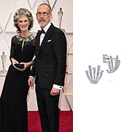 February 2020 Kristine Samuelson wore Gabriel & Co while attending the 92nd Annual Academy Awards!