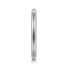 Straight Wedding Ring in 14k White Gold with   at Gabriel & Co.
