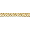 10mm 14K Yellow Gold Men's Hollow Herringbone Chain Bracelet