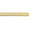 10mm 14K Yellow Gold Men's Hollow Herringbone Chain Bracelet