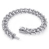 10mm 925 Sterling Silver Men's Hollow Cuban Link Chain Bracelet