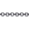 10mm 925 Sterling Silver Men's Hollow Link Chain Tennis Bracelet with Black Spinel Connectors