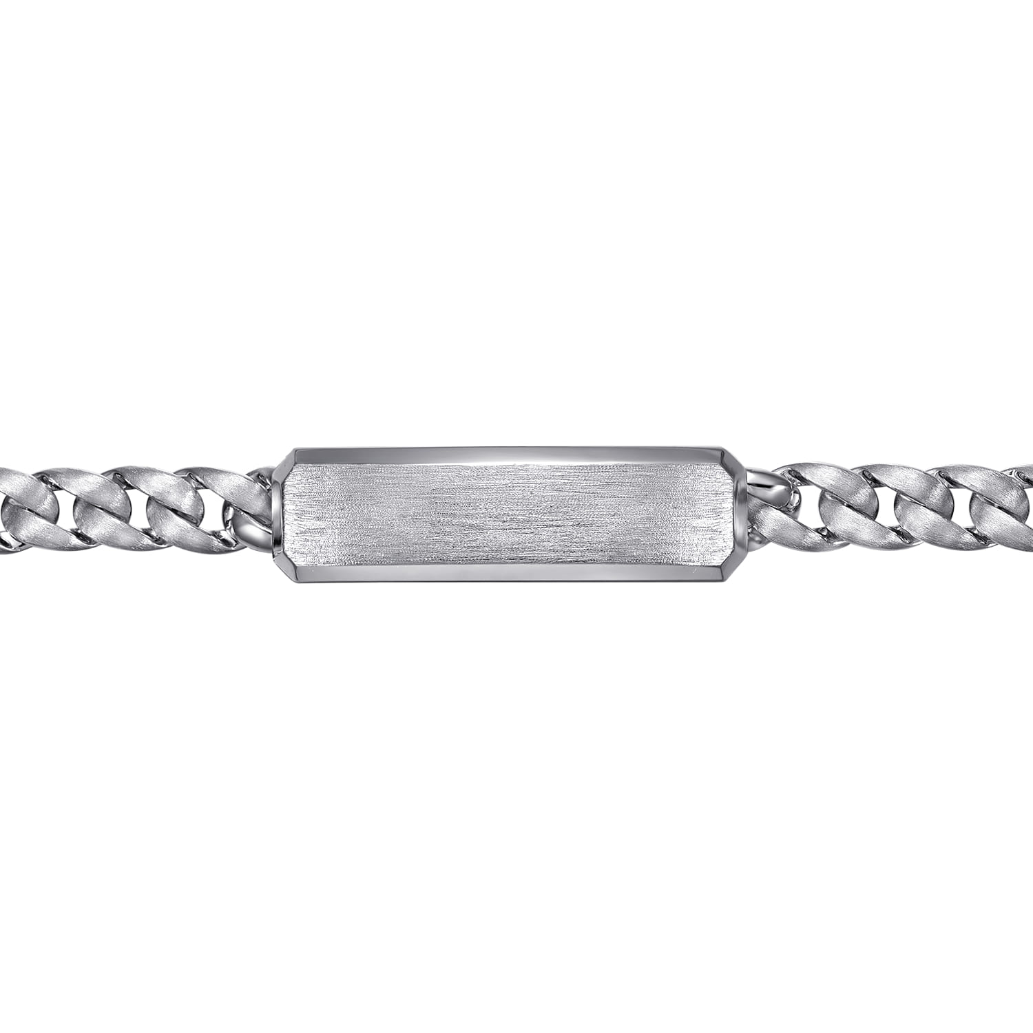 10mm 925 Sterling Silver Men's Solid Cuban Link Chain Bracelet - Shot 2