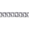 12mm Sterling Silver Flat Heavy Chain Bracelet