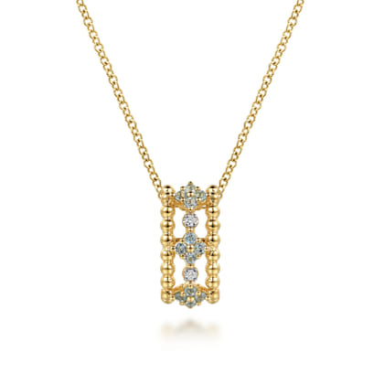 14K Clover Pendant Necklace