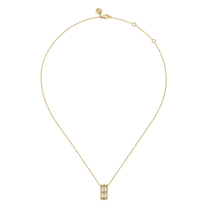 14K Clover Pendant Necklace