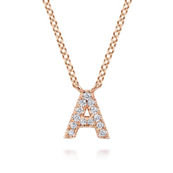14K-Pink-Gold-Diamond-A-Initial-Pendant-Necklace1