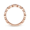 14K Pink Gold Diamond Ladies Ring - 0.52 ct