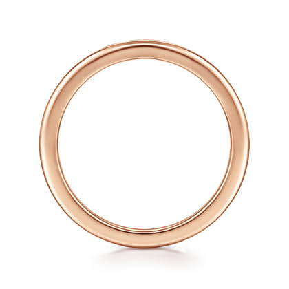 14K Rose Gold 1.3mm Mini Spacer Band