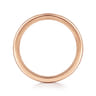 Straight Wedding Ring in 14k Rose Gold with   at Gabriel & Co.