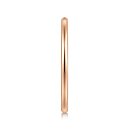 14K Rose Gold 1.3mm Mini Spacer Band