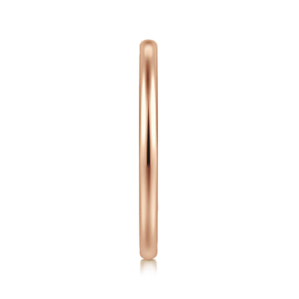 14K Rose Gold 1.5mm Mini Spacer Band