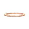 Straight Wedding Ring in 14k Rose Gold with   at Gabriel & Co.