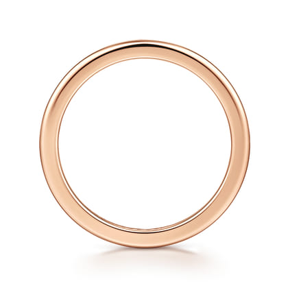 14K Rose Gold 1mm Mini Spacer Band