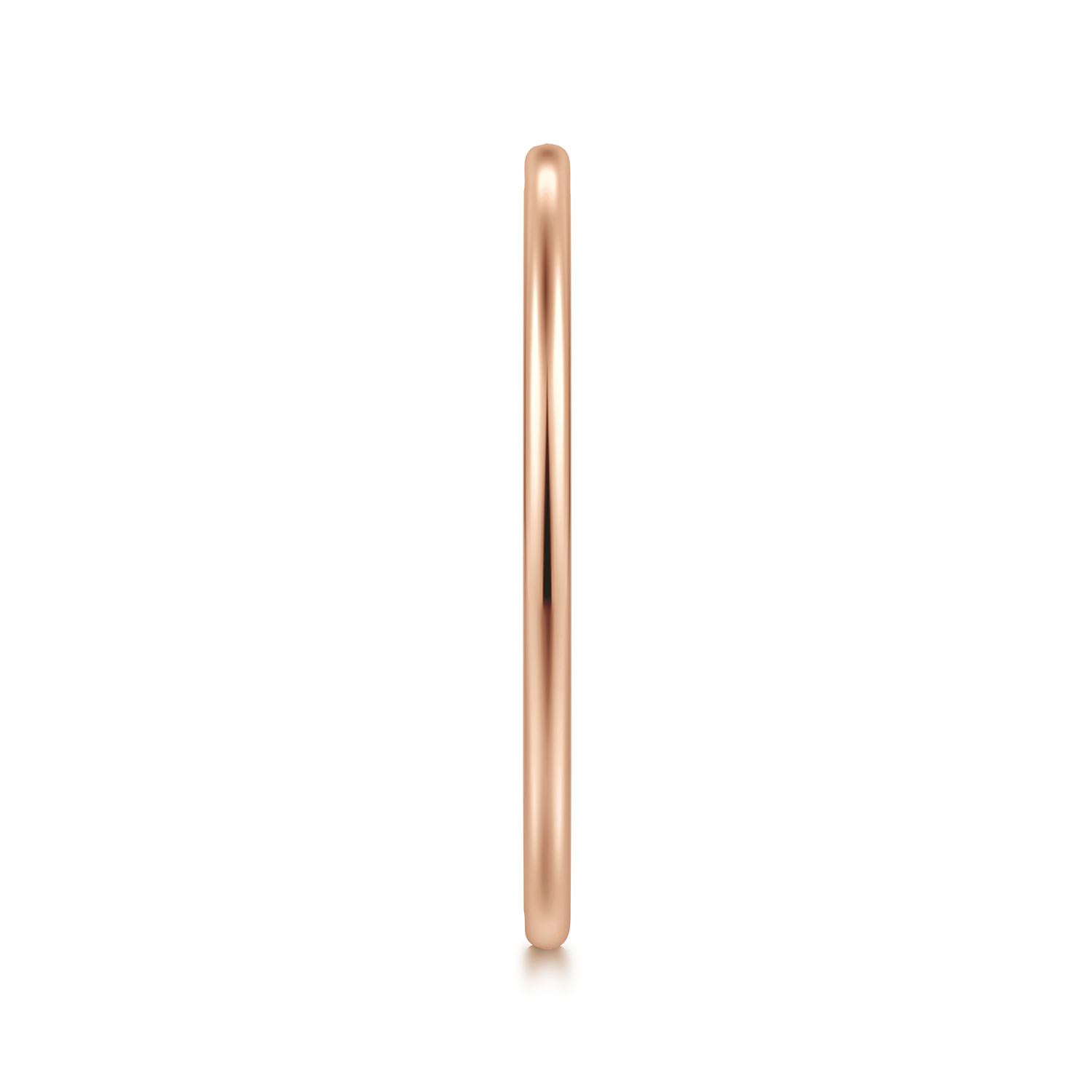 14K Rose Gold 1mm Mini Spacer Band