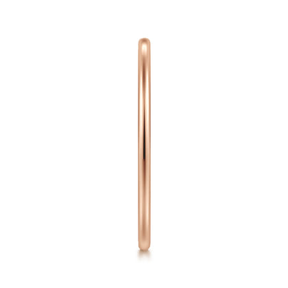 14K Rose Gold 1mm Mini Spacer Band