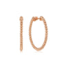 14K Rose Gold 30mm Bujukan Classic Hoop Earrings
