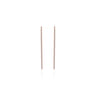 14K Rose Gold 70mm Classic Diamond Hoop Earrings - 3.4 ct