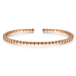 14K Rose Gold Bangle