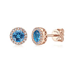 14K-Rose-Gold-Blue-Topaz-and-Diamond-Halo-Stud-Earrings1