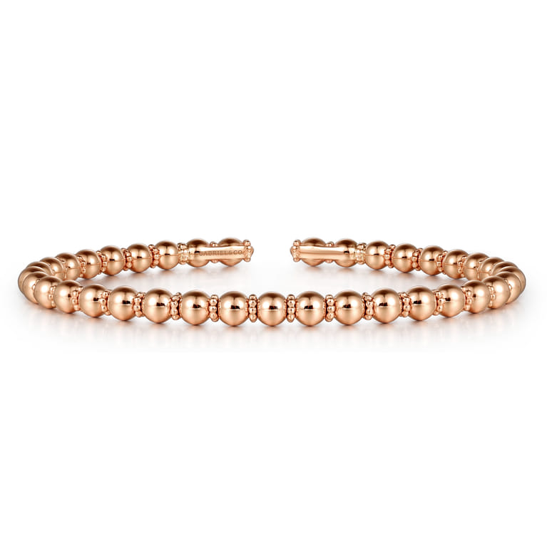 14K Rose Gold Bujukan Bangle - Shot 1