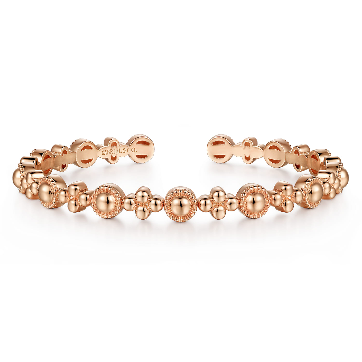 14K Rose Gold Bujukan Cuff Bracelet - Shot 1