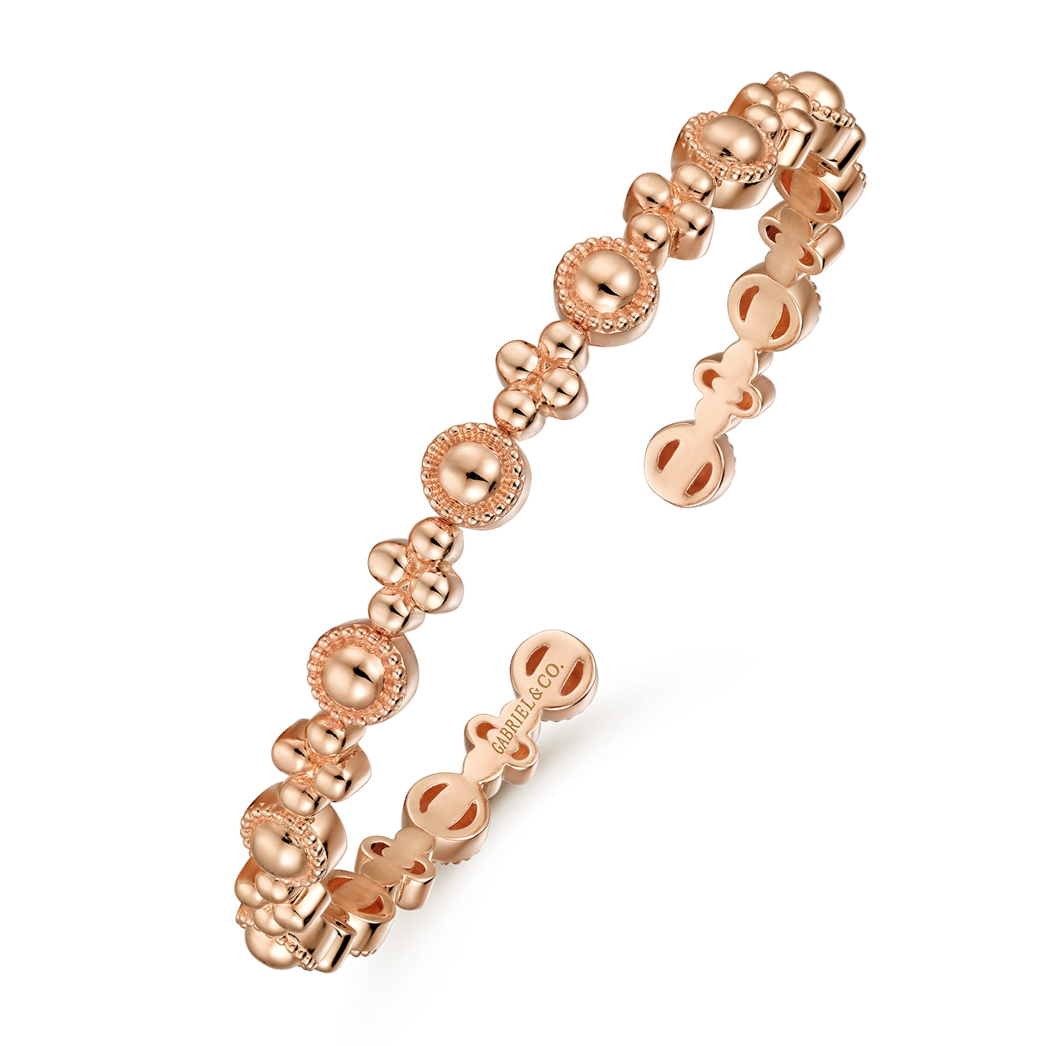 14K Rose Gold Bujukan Cuff Bracelet - Shot 2