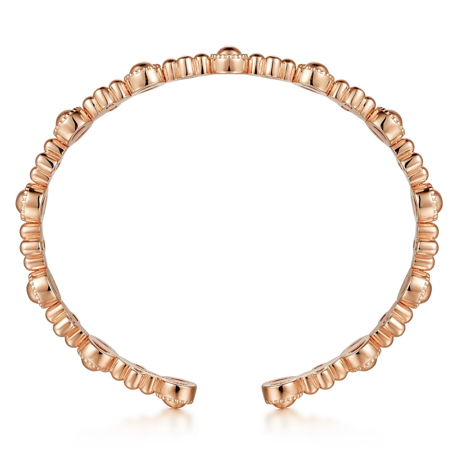 14K Rose Gold Bujukan Cuff Bracelet - Shot 3