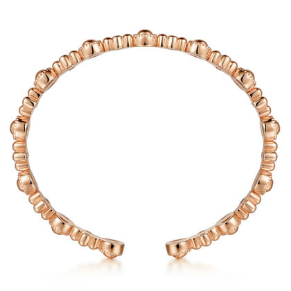 14K Rose Gold Bujukan Cuff Bracelet