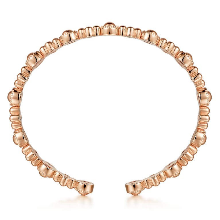14K Rose Gold Bujukan Cuff Bracelet - Shot 3