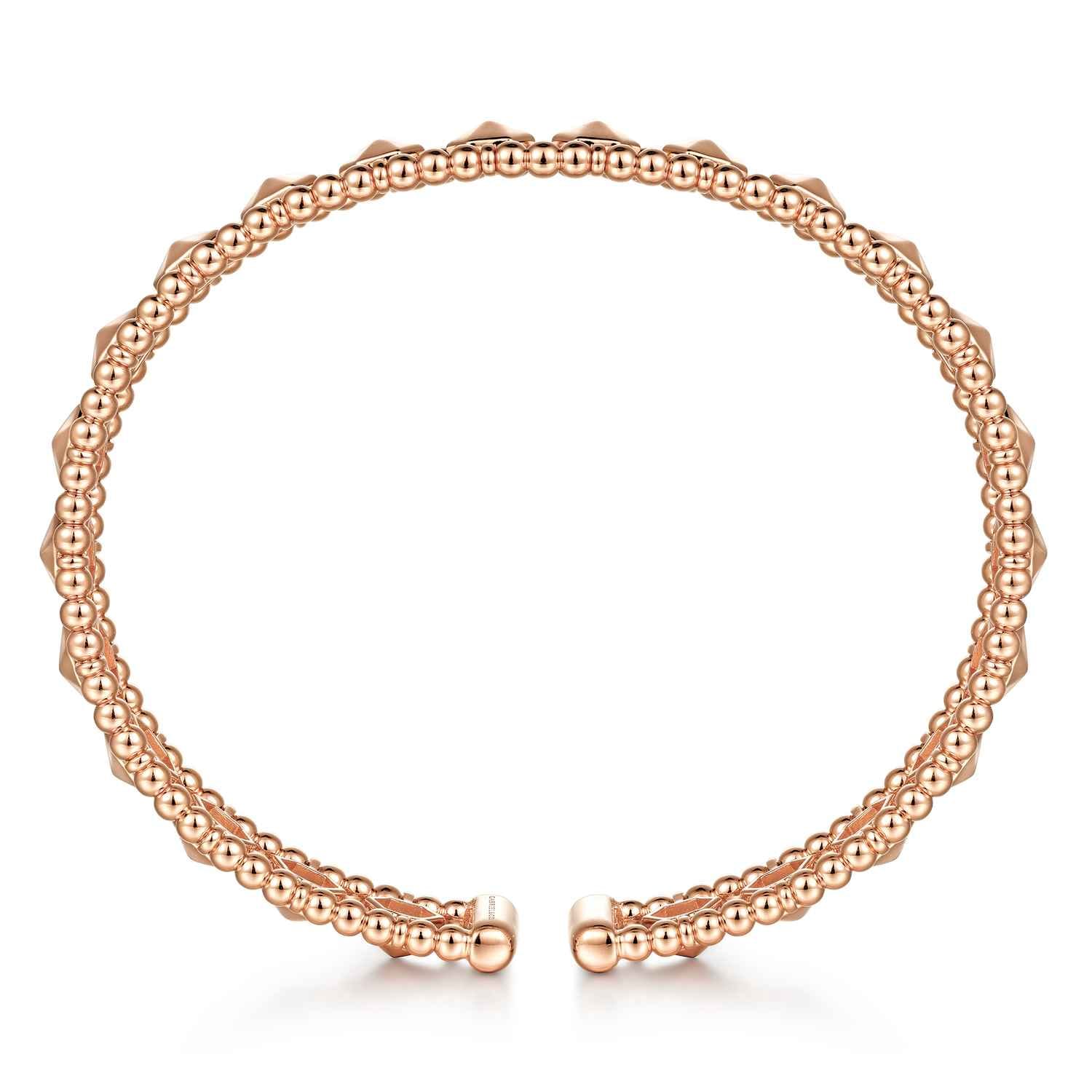14K Rose Gold Bujukan Cuff Bracelet - Shot 3