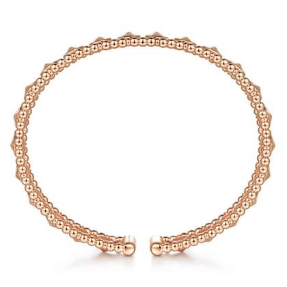 14K Rose Gold Bujukan Cuff Bracelet