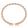 14K Rose Gold Bujukan Cuff Bracelet