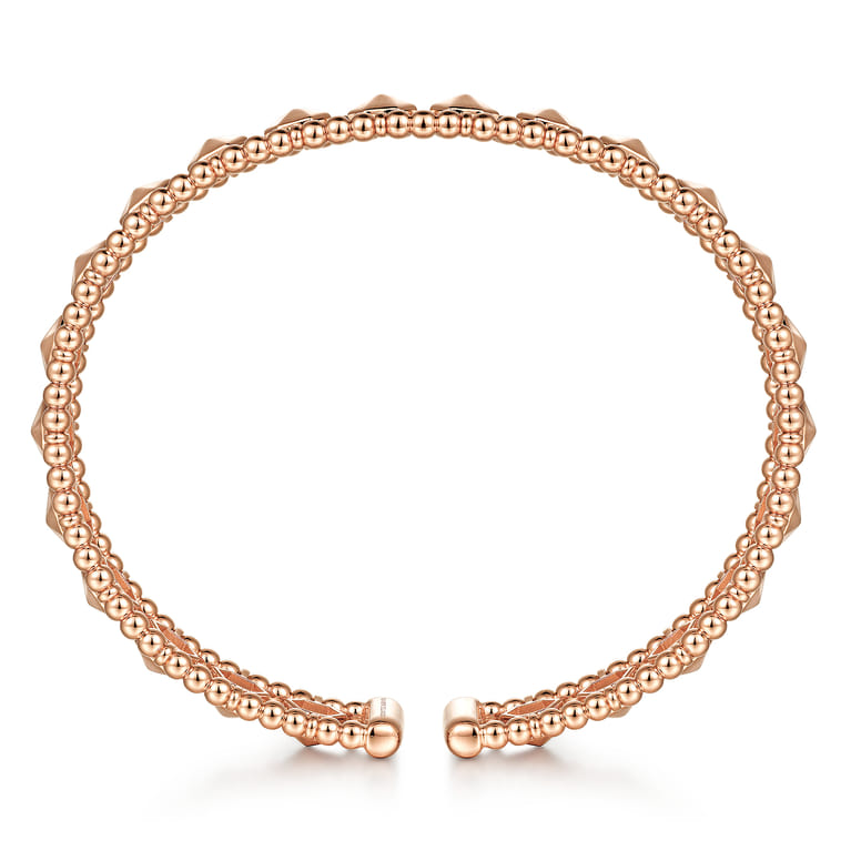 14K Rose Gold Bujukan Cuff Bracelet - Shot 3