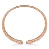 14K Rose Gold Bujukan Cuff Bracelet