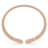 14K Rose Gold Bujukan Cuff Bracelet