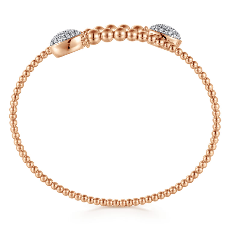 14K Rose Gold Bujukan Diamond Bangle - 0.5 ct - Shot 3