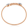 14K Rose Gold Bujukan Diamond Bangle - 0.5 ct