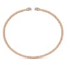 14K Rose Gold Bujukan Diamond Split Bangle - 0.2 ct