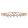 14K Rose Gold Bujukan Diamond Split Bangle - 0.38 ct