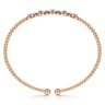 14K Rose Gold Bujukan Diamond Split Bangle - 0.38 ct