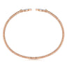 14K Rose Gold Bujukan Diamond Split Cuff - 0.11 ct