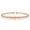 14K Rose Gold Bujukan Open Bangle