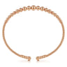 14K Rose Gold Bujukan Open Bangle
